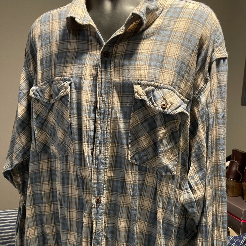 Men’s Flannel Redhead Button up Shirt XXL